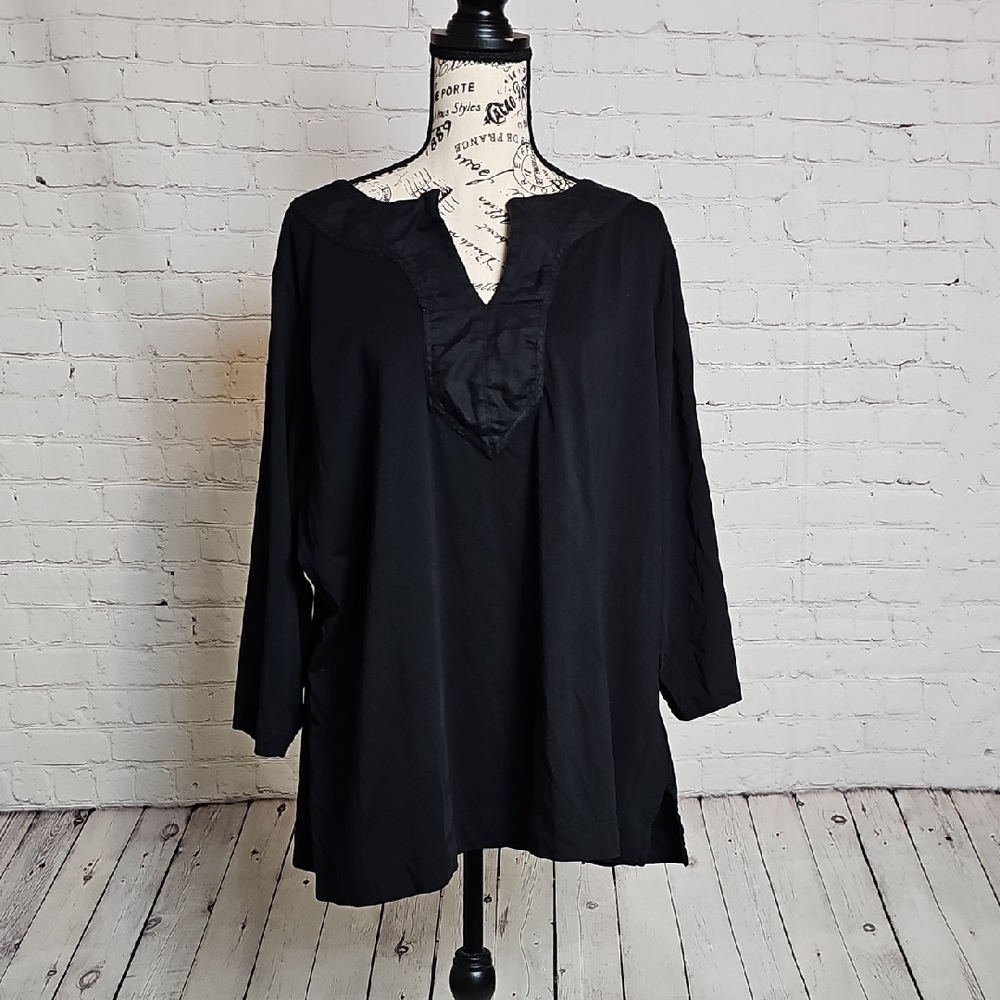 Lauren Ralph Lauren Black Women's Tunic Top